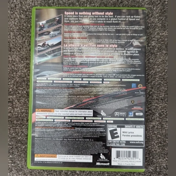 Microsoft Xbox 360 Project Gotham Racing 4 Game - Picture 3 of 3